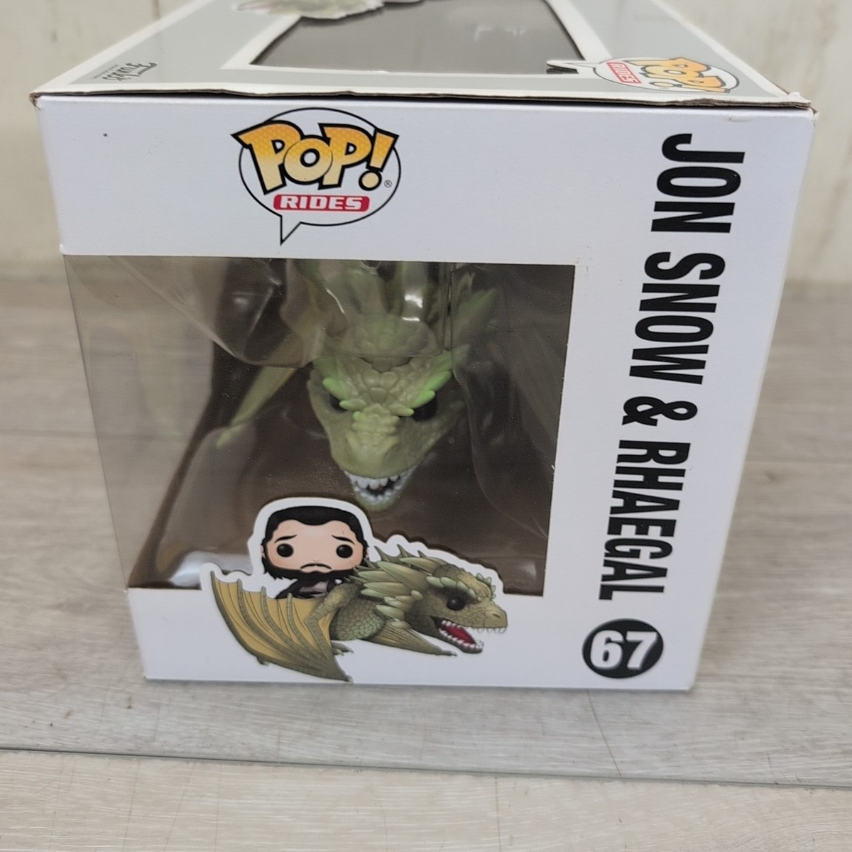 Funko Pop! Rides: Game of Thrones - Jon Snow w/Rhaegal #67 Little