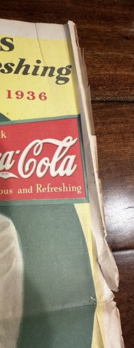 2 Rare 1936 Coca-Cola Ads " Pause that Refreshes" & "Thru 50 Years" Collectibles - Picture 3 of 17
