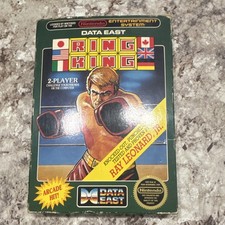 Data East Ring King NES NTSC-U/C (1987) Sports Boxing Complete w/ Box Manual