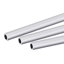 3 x Rundrohr Ersatz 6063 Aluminium 10mm Au&szlig;endrm. 7mm Innendrm. 250mm L&auml;nge Rohr