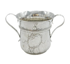 George III Sterling Silver Two-Handled Porringer Antique 1769 London