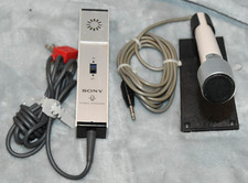 Pair Of Sony Dynamic Cardoid Microphones F95 F98