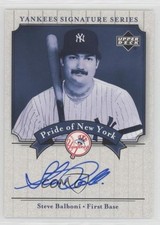 2003 Yankees Signature Series Pride of New York Steve Balboni #PN-SB Auto 4g8