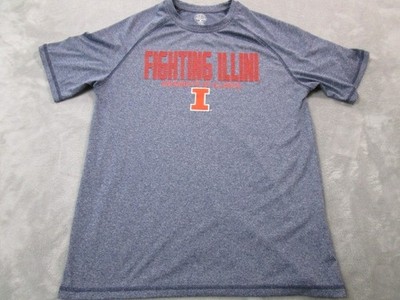 Rivalry Threads Fighting Illini T Shirt Mens M Blue Illinois NCAA