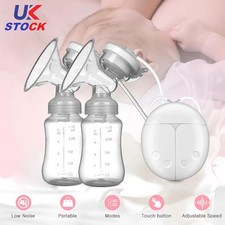 Electric Breast Pump Mute Automatic Dual Breastpump Baby Infant Feeding W/ USB