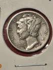 1943-D   90% SILVER  MERCURY  DIME  BETTER CONDITION  SILVER COIN