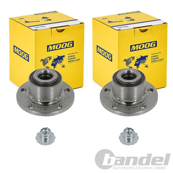 2X Moog RADLAGER-SATZ Vorne Passend FüR Audi A1 A2 Seat Cordoba Ibiza Toledo SKO-image