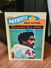 Mike Haynes Rookie #50 1977 Topps New England Patriots Football Card NFL