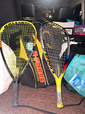 E-Force LongString Racquetball Racquet w/ E-Force Racquet Bag Black/Yellow