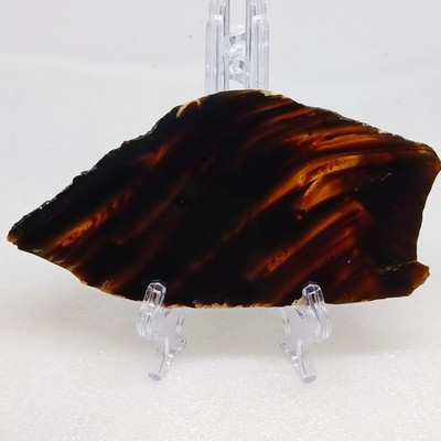 Amber Slab With Stand Large High Quality  Natural Polished Amber Crystal Stone 