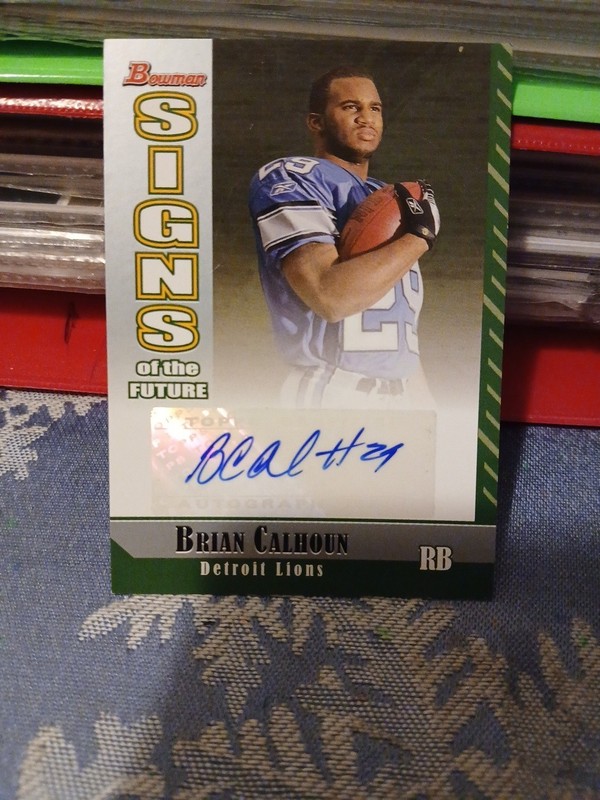 Brian Colhoun AUTHENTIC AUTOGRAPH CARD