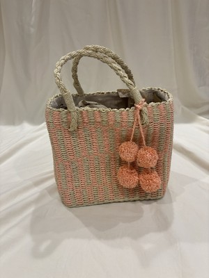 BTB Pink/Tan Summer Bag