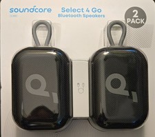 Bluetooth Speaker Soundcore Select 4 Go by Anker 2-pack Bundle -Brand New-