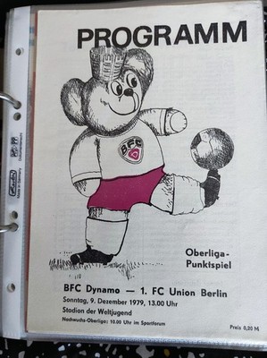BFC Dynamo - 1.FC Union Berlin  09.12.1979