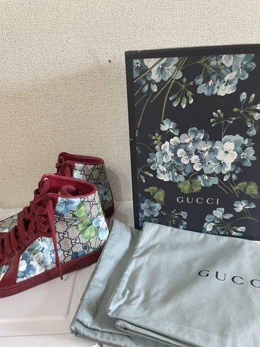 Baskets Gucci GG Supreme Monogram Blooms 5.0 US homme occasion