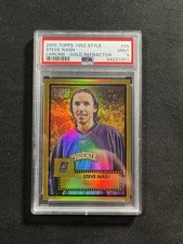 2005-06 Topps 1952 Style Steve Nash Chrome Gold Refractor /25 PSA 9 Mint SUNS