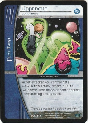   1 VS. SYSTEM Uppercut Construct, DC Comics/The Upper Deck Company NM/EX