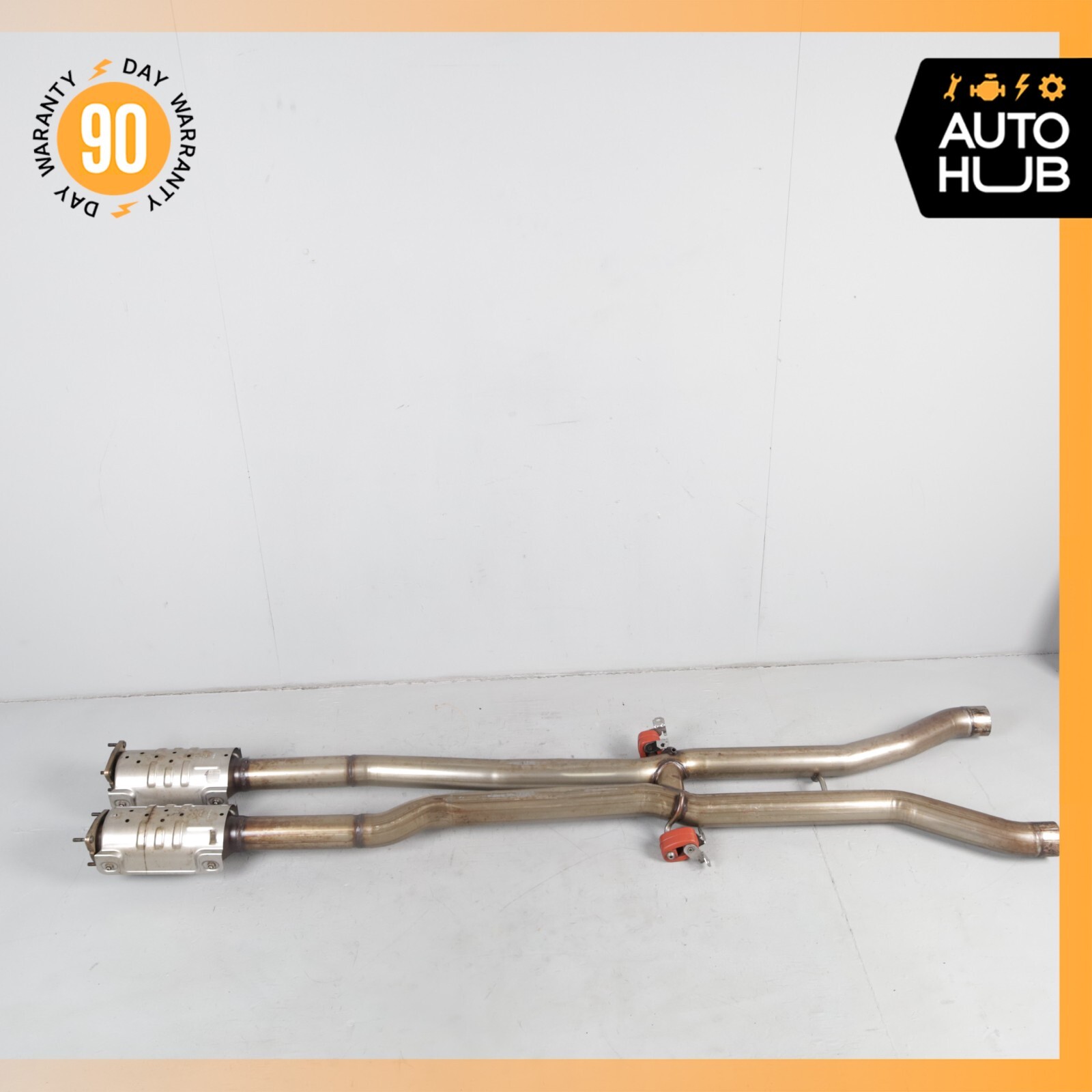 Bentley Continental Flying Spur Middle Exhaust Downpipe Left & Right Side OEM