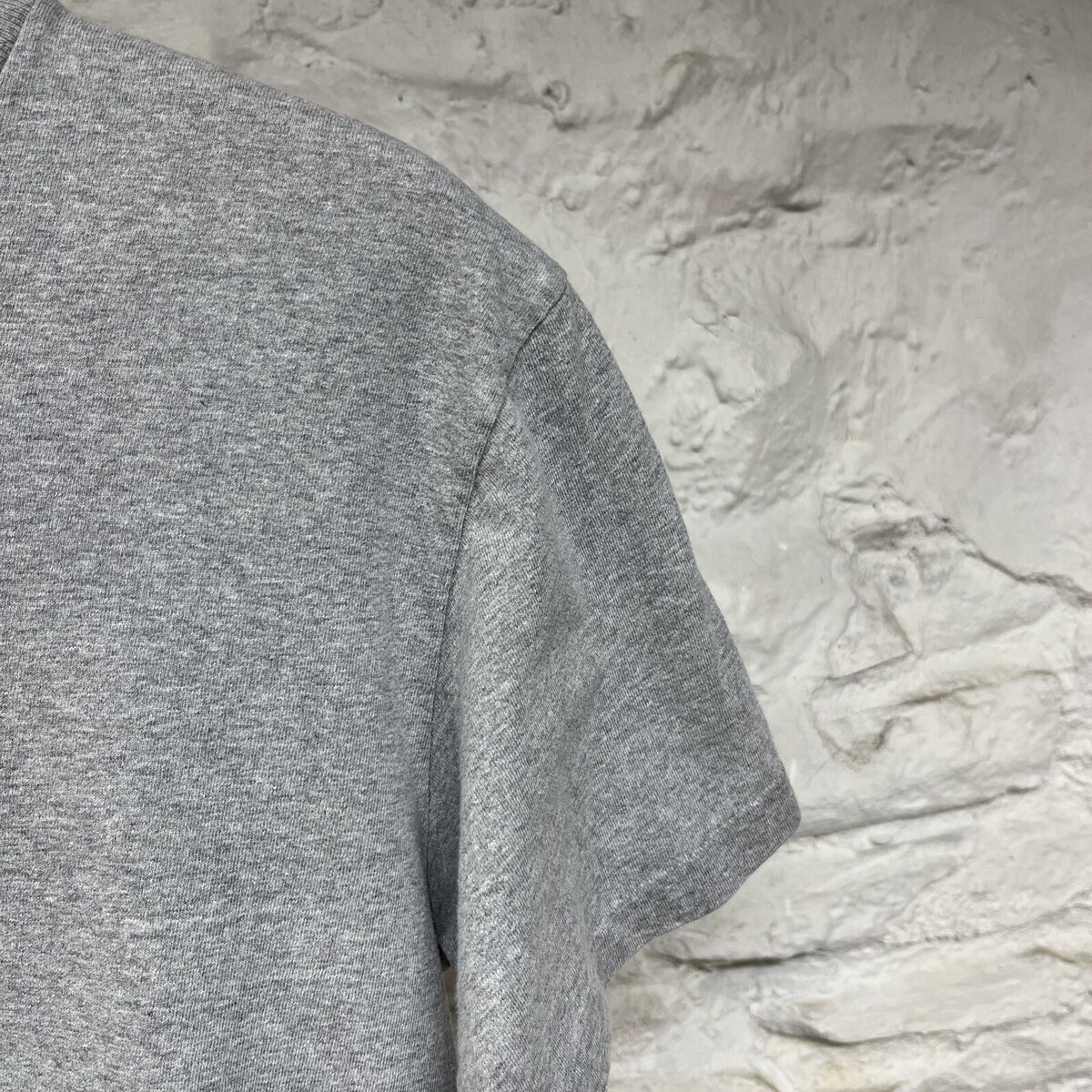 Vintage 90s Stussy T-Shirt Script Center Logo Gray Single Vintage 90s Stussy T-Shirt Script Center Logo Gray Single