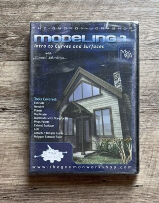 Gnomon Workshop - Modeling 1 Intro to Curves & Surfaces DVD RARE OOP New SEALED