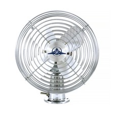 United Pacific 40848 Heavy-duty Chrome 12v Car Fan W6 Fan Blade - 1 Unit