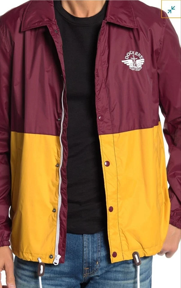 Brand New DOCKERS Coaches Hoodie Jacket, Size L - Image 4 of 4