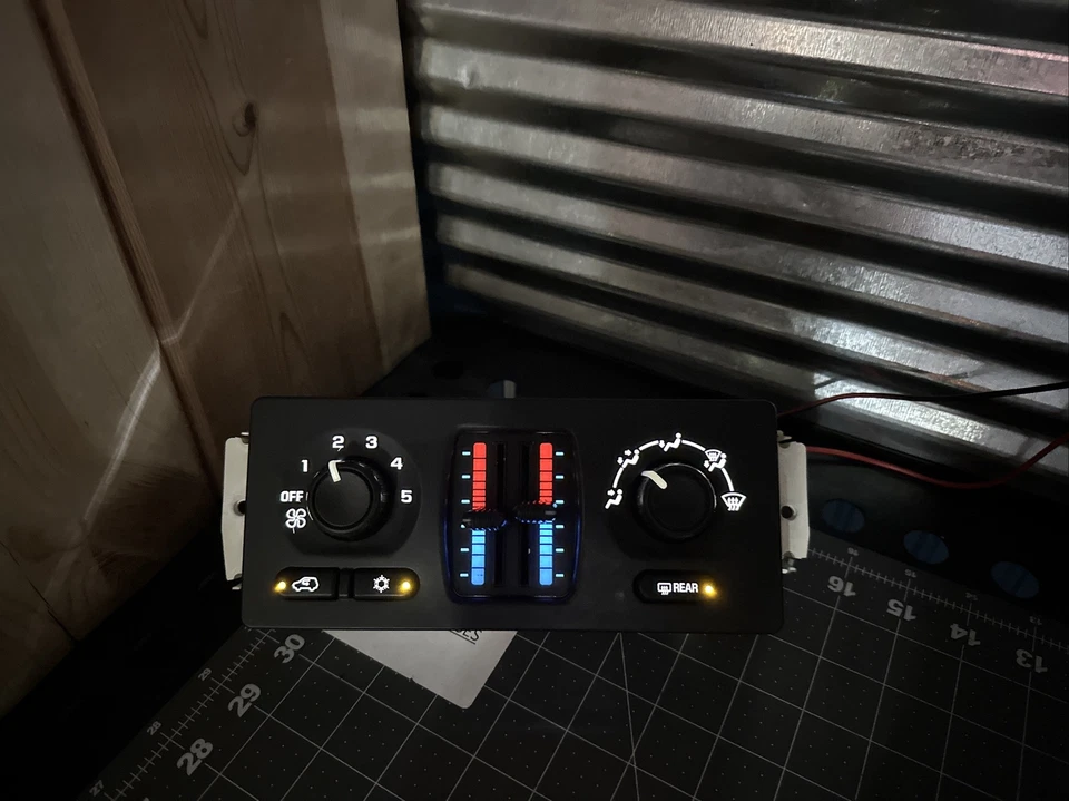 Chevy Trailblazer GMC Envoy 2003 2005 control de clima 15132072 LED BLANCO ¡LEER! Foto 3 de 4