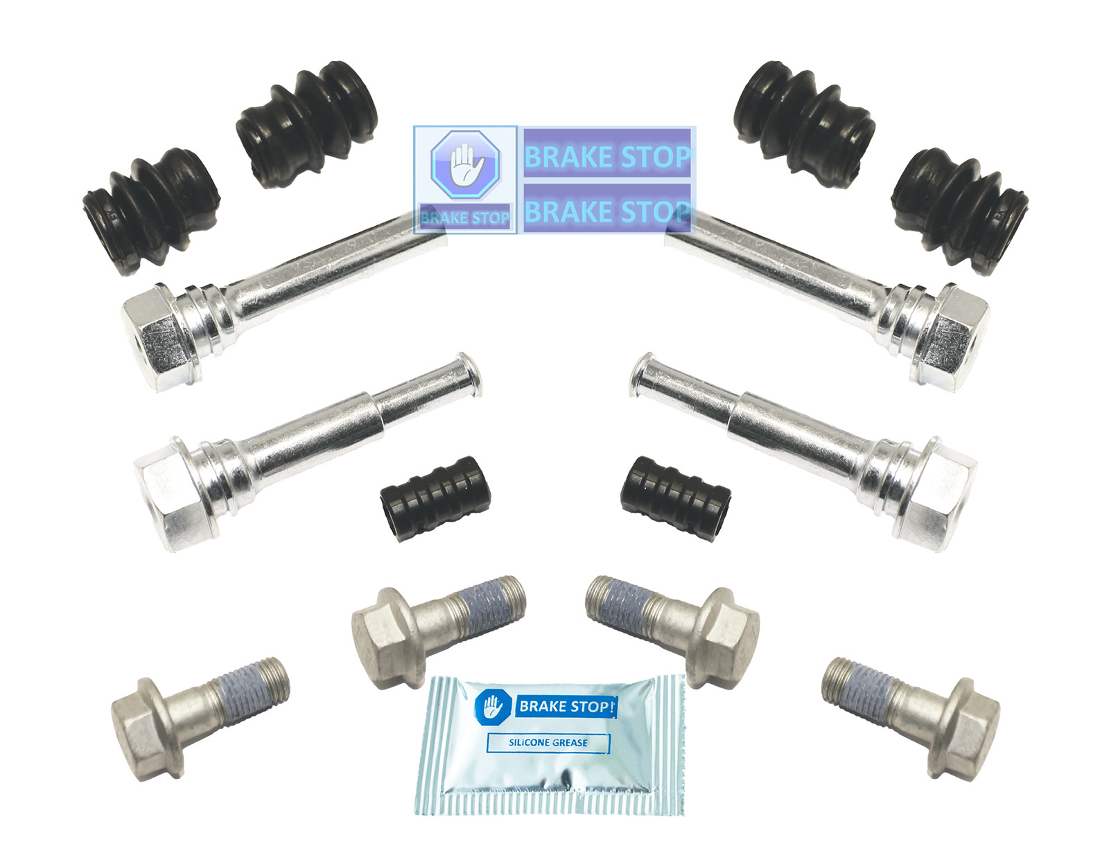 2x REAR BRAKE CALIPER GUIDE SLIDER PIN KITS FITS Subaru XV (GP) 2012>