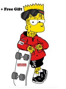 Featured image of post Bart Simpson Supreme Red