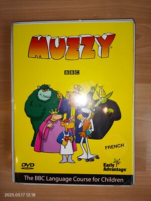 MUZZY BBC French Language Course Level 1 - DVDs. Complete.