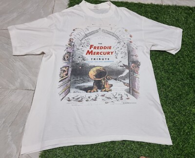 rare Freddie Mercury Tribute Concert T Shirt, 1992 Wembley