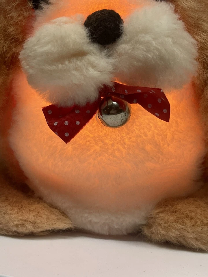 ITI raro de colección. Luz nocturna Goodnite Lite 1983 cachorro perro peluche EE. UU. Foto 4 de 4