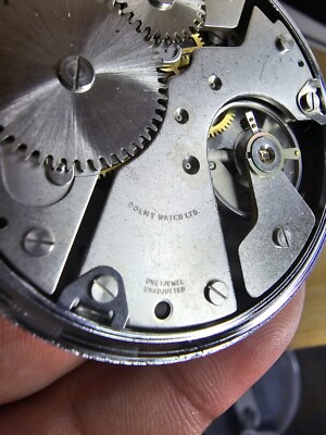 Vintage Pocket Timer Stopwatch Chesterfield Dolmy 1/5 Swiss. | eBay