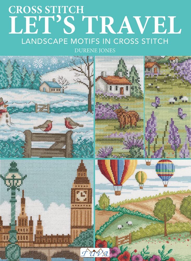9786057834584 Cross Stitch Let’s Travel: Landscape Motifs in Cross Stitch - Du