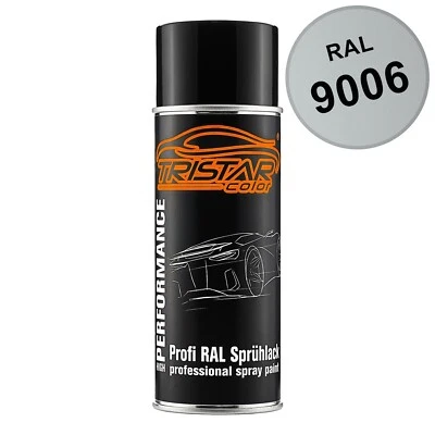 TRISTARCOLOR RAL 9006 Weissaluminium Metallic Spraydose alle Glanzgrade Varianten