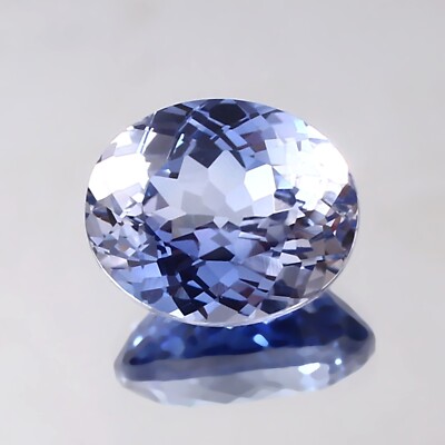 Natural Flawless Ceylon Pastel Blue Sapphire Loose Oval Gemstone Cut 12x16 MM