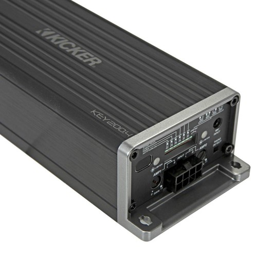 Amplificador inteligente Kicker KEY200.4 Amp 4 canales rango completo coche y DSP 4x50w - Imagen 5 de 6