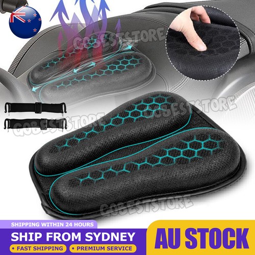 Motorcycle Riding Padding Motorcycle Comfort Gel Seat Cushion Motorbike Riding Pad with Cover ...
