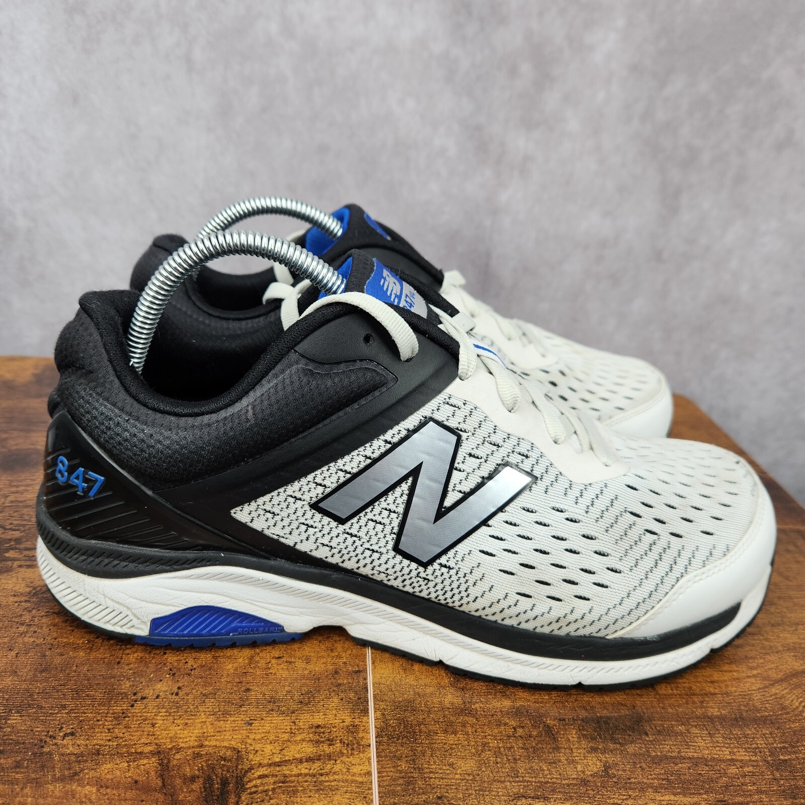 New Balance 847 V4 Walking Shoes Mens 10 Extra Wide 6E Arctic Fox Sneakers-image
