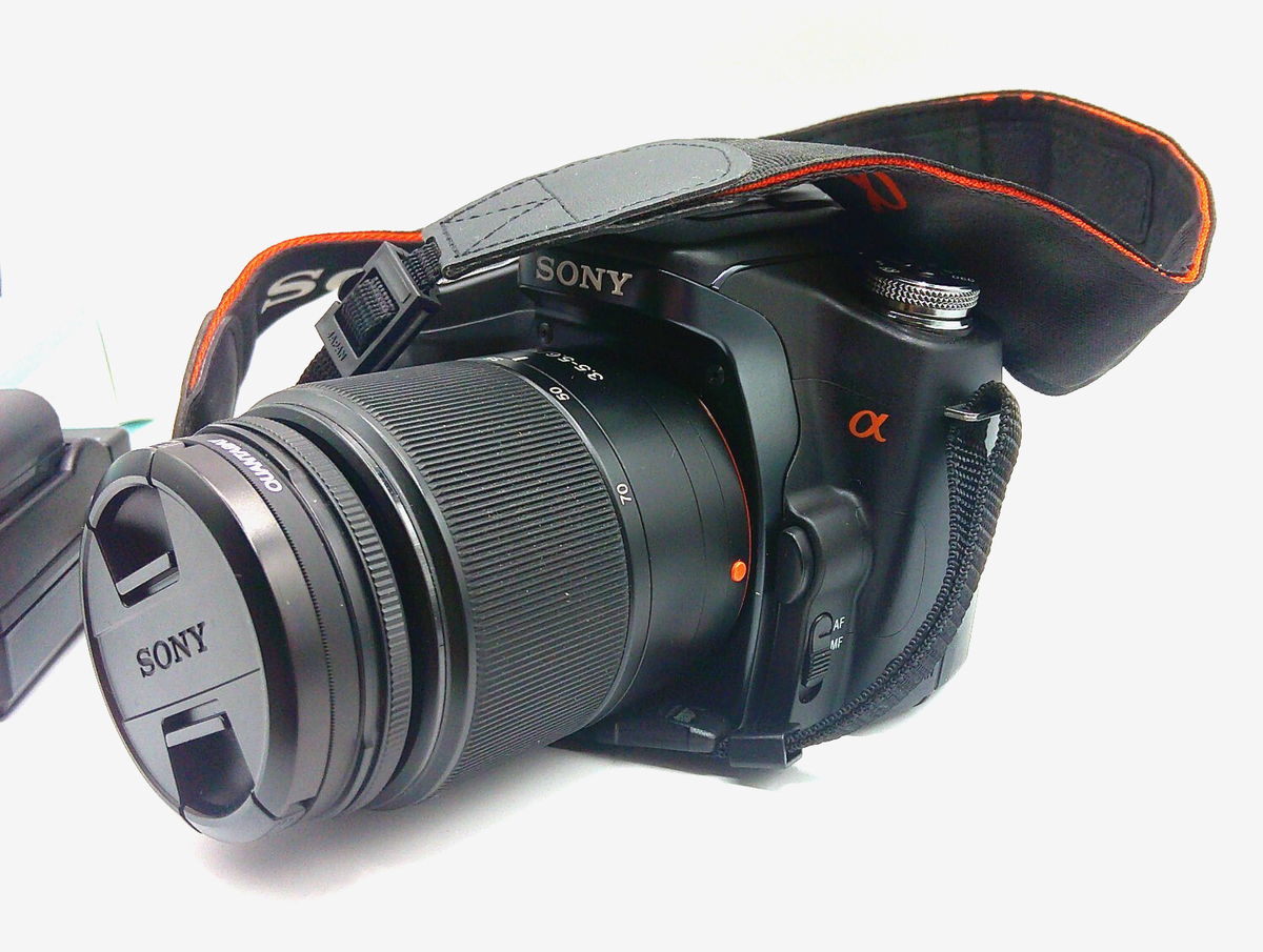 Sony Alpha a100 Digital SLR Camera w/ 18-70mm TESTED! | eBay