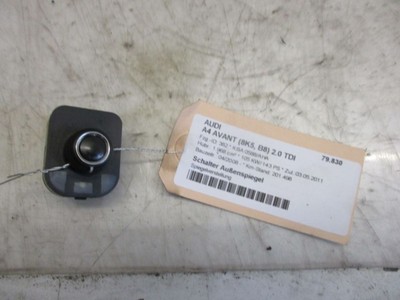 Aramox Interruttore Specchietto Laterale, Manopola di Controllo dello Specchietto Laterale, Pulsante Manopola Specchietto Laterale, Compatibile con V 1K1 2003-2009, III 1K2 2005-2010