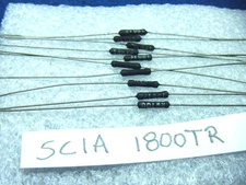 Clarostat SC1A 1800TR Axial 1800 Ohm Wire Wound 1W 1% Resistor Lot of 10