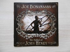 Joe Bonamassa autograph signed CD booklet "The Ballad of John Henry"