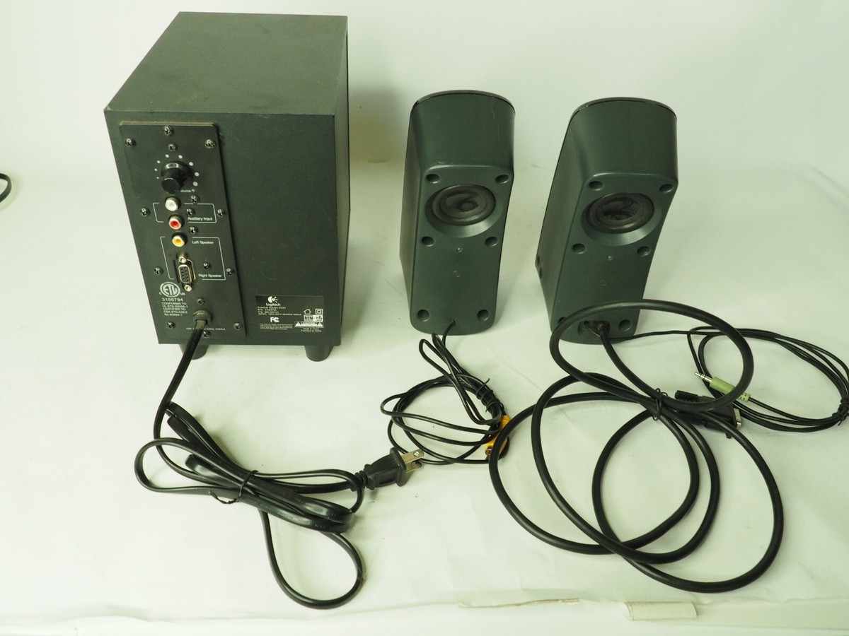 Logitech Z323 30W Speaker System with Subwoofer - Black Logitech Z323 30W Speaker System with Subwoofer - Black