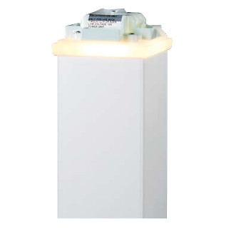 TimberTech 4 in. x 4 in. LED Post Cap Light, Frosted White TDL4X4CAPMOD