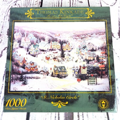 Vintage Thomas Kinkade Ceaco Jigsaw Puzzle 1000 Pieces “St