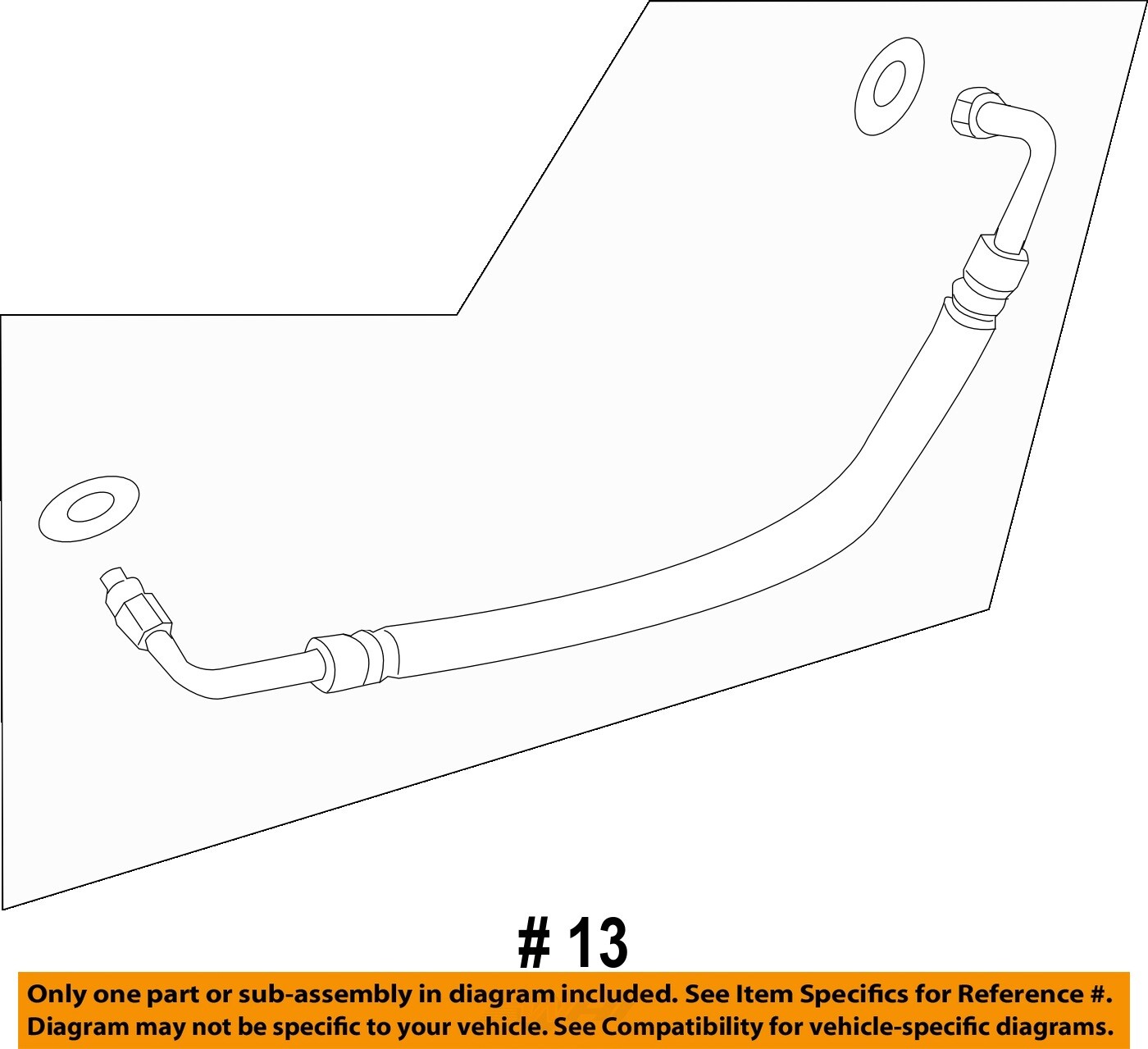 GM OEM-Power Steering Return Hose 84073999 | eBay