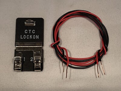 LIONEL TRACK CTC LOCKON train track lock on power wire connector terminal set