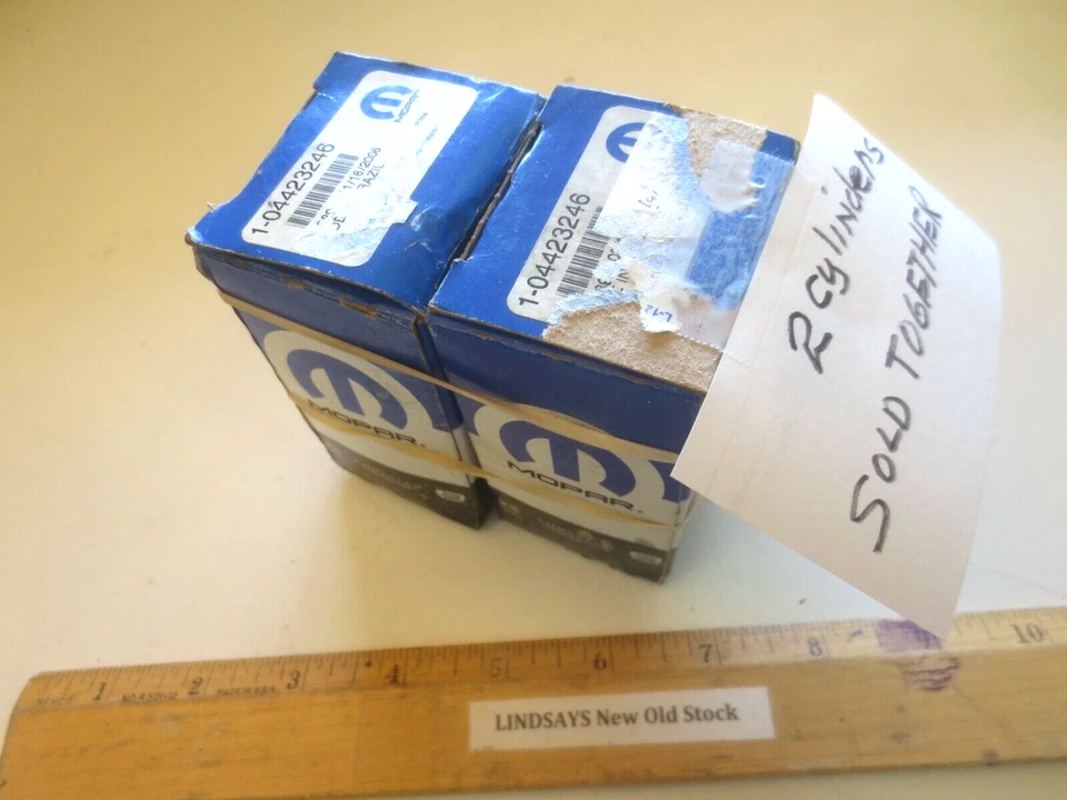 2 PÇS CHRYSLER DODGE MOPAR 1990/1995 "CILINDRO DE RODA DE FREIO" TRASEIRO RH/LH 04423246 - Imagem 4 de 4