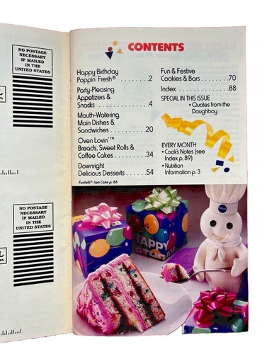Pillsbury POPPIN' FRESH RECIPES Booklet Pillsbury October 1990 - Picture 3 of 10